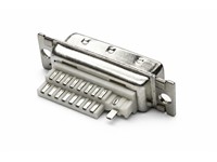 DVI Plug 24+5 Pin Dual Link Solder [DA24-5PDVI]