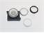 Push Button Actuator Switch Illuminated Momentary • White Flush Lens • Black 30mm Bezel [P301MW]