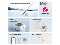A Robust IP65 ZIGBEE LCD Smart Thermometer with A 2.2″ LCD and 1.5m Probe for Precise Liquid or Enclosed-space Readings [SONOFF SNZB-02LD THERMOMETER]