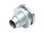 Circular Connector M9 Panel Flange Male 7 Pole Rear Mount Solder Terminal IP67 [09-0423-00-07]