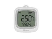 IP65-Rated ZIGBEE 3.0 Temperature and Humidity Sensor with A 2.2″ LCD for Real-time Monitoring in Indoor or Humid Environments. [SONOFF SNZB-02WD TEMP/HUM SENSOR]