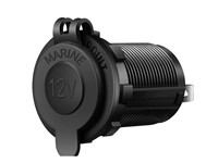 Waterproof Car/Boat/Motorcycle Cigarette Lighter Socket with Cap. 12VDC 15A [BDD WATERPROOF CIG LITE SOCK]