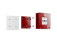 Wireless Wall-mounted Button For Manual Fire Alarm Activation, Freq:868.0~868.6MHz, 2xCR123A, Operating Temp:0°С~+50°С, Compatibility:HUB 2 (2G/4G) HUB+, HUB 2+, HUB Hybrid 2G/4G & REX/REX2 Extenders, 102×104×39mm, 214g [AJAX MANUAL CALL POINT (RED)]
