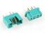 RCX03-201 MPX Servo Connector 6 pole Max. 30A - Cable end or Board to Board Polarized Male/Female Gold Plated Contacts with Pol. Mark. on Housing [RC-MPX CONNECTOR PAIR]