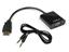 **** SEE - CMU HDMI-VGA CONVERTOR + AUDIO    ****                                                    HDMI-VGA CONVERSION CABLE WITH AUDIO OUTPUT .NO ADDITIONAL POWER SOURCE REQUIRED . [XFF HDMI-VGA CONVERTOR + AUDIO]