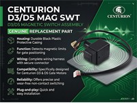 Gate Motor D3/D5 Magnetic Switch Assembly Black Housing {1099SUB07N} [CEN GATE MOTOR D3/D5 MAG SWT]