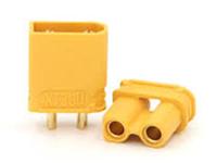 XT30U Battery Connector 2pole 30A - Cable End Polarized Male/Female 2MM Gold Plated Bullet Terminals. [RC-XT30U CONNECTOR PR]