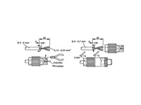 Circular Connector M12 X Cod Cable Male Cat6A 10GB P/S 8 Pole IDT Connection 9,7MM Cable Entry Shieldable (Phoenix 1411043) [SACC-M12MSX-8QO SH ETH]