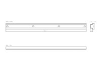 SIMATIC, Standard mounting rail 35mm, Length 483 mm for 19" cabinet [6ES5710-8MA11]