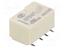 Signal Subminiature Sealed Relay Form 2C (2c/o) 2.4VDC 41 Ohm Coil 2A 30VDC 0,5A 125VAC (250VAC/220VDC Max.) - Gold Flash Contacts [HFD4-2.4]