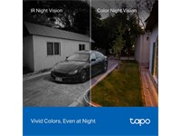 TP-LINK Tapo Solar-Powered PAN/Tilt Security Camera Kit - Camera 2K 3MP 1/2.8” CMOS, 4mm Lens, 2xbuilt-In Spotlights , Built-In Mic & SPKR, WiFi, Colour Night Vision, WDR, 3DNR, Micro SD Card Slot Max 512GB, AI Detection, IP65 [TP-LINK TAPO C610 KIT]