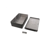 Diecast Aluminium Black 188 MM X 119 MM X 56 MM Flanged Lid [1590DFLBK]