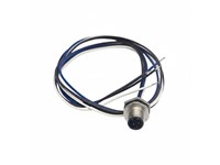 Circular Connector M12 A Code Panel Female 4 Poles Rear Fixing/Front Entry PG9 0,5M Cable Pigtail  IP67 [PM12AM4F-WL/9]