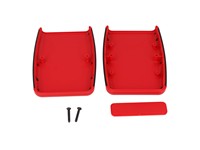 ABS Enclosure 117X79X24 Red + Black Soft S [1553BRDBK]
