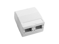 Modular Socket Box 8-8 Hi Q With 2 Entry/1SO [MOD SOC RJ45 SURFAC]