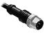 CORDSET M12 D-CODED MALE STRAIGHT 4 POLE - OPEN ENDED 1M PUR CABLE [M12D-04BMMM-SL8A01]