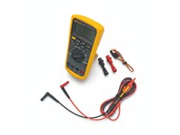 Industrial Multimeter 1000V 10A AC/DC (20A for 30 Seconds Max), True RMS, RES:50MΩ, CAP:9,999 µF, FREQ:200KHz, Duty Cycle:99.9%, Temp:-200.0°C~1090°C, Conductance:60.00nS, Diode:3V, Resolution:1MV, EN 61010–1 to 1000V CATIII, 600V CATIV, 355g [FLUKE 87-V]