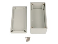 Polystyrene Enclosure 131X66X55 Black Heavy Duty [1594DGY]