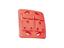 Double 16A RSA Socket Outlet (Red) - No Cover [VG22RD]