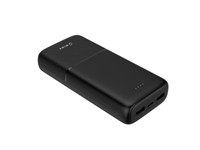 WINX GO Simple 10000mAh Power Bank, Battery: Li-Polymer 10000mAh, Micro Input: DC5V2.1A, Type-C Input/Output: DC5V/2.1A, USB 1 Output: DC5V/1A, USB 2 Output: DC5V/2.1A , Protection Features: Short Circuit, Over-Charge & Over-Discharge [WINX-PB108]