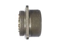 Circular Connector MIL-VG95234 Rev Bayonet Lock Square. Flange Panel Receptacle with Rear Thread 23 Pole 16x #16/2x #12/3x #8/2x #4 Contacts. Male Solder. 13A/23A/46A/80A @ 500VAC/700VDC [CA3100A-32-6PB]