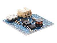 1A LITHIUM BATTERY CHARGING BOOST SHIELD W/MICRO USB PORT FOR D1 MINI [BMT WEMOS D1 MINI BATT CHGR SHLD]