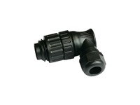 Circular Connector - RD24 Style Econo 7 Pole (6P+Earth) Cable End Male Angled Strain Relief Solder Term. Cable OD 7-12mm.10A/250VAC. IP67 [CA6WLS-II-ECN]