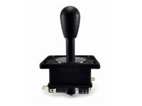 Black Joystick American Joystick with Micro Switch for Video Game Console [ALX JOYSTICK AMERICAN STYLE BLAK]