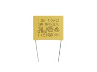 Capacitor Polypropolene 310vac 10% 22,5mm Class X2 (26.5x21.5x12.5mm) [1UF 310VACP22,5]