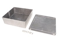 Diecast Aluminium Unpainted 188X188X67MM Flanged Lid [1590FFL]