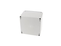 Polycarbonate 120x120x90mm IP66 Grey Body Clear Lid Enclosure [1554P2GYCL]
