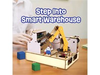 This ACEBOTT QE031 Stem Smart Factory is an Educational Kit with an ESP32 Controller, Designed To Build Real-World Smart Factory Projects Like Robotic Arm, Sorting & Warehouse Automation [ACEBOTT SMART FACTORY KIT QE031]