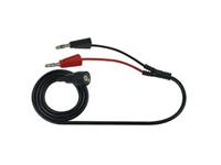 Test Cordset - BNC Male Plug  - 1,2M - 2 Stackable 4mm Banana Plugs  - CATI-500V/CATII 3A/150V (Cable RG58/50ohm) [XY-BNC-AL-4S]