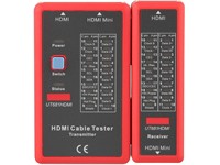 HDMI Cable Tester, Cable Types : A-A,A-C,C-C, Checks Miswires and Connection of HDMI Cable, with Adjustable Test Mode, 9V Battery Not Included [UNI-T UT681HDMI]