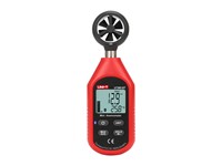 Mini Bluetooth Digital Anemometer Range:0～30m/s, TEMP-10～50℃/14～122℉, Resolution:0.1m/s, Sample Rate:0.5s, Wind Scale: Level0~12, Overload Indication, MAX/AVG, Data Hold, LCD Backlight, Auto PowerOff, Low Batt Indication [UNI-T UT363BT]