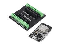 ESP32 Wire Terminal Breakout Board (Base) Only. Only compatible with 30 Pin Version ESP-WROOM-32 Development Board. Not Applicable To Other VersionS. (ESP32 DEVELOPMENT BOARD NOT INCLUDED) [BDD ESP32 SCREW TERM B/O BOARD B]