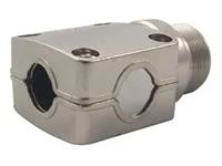 JAEGER Standard Cable End Male Screw Coupler 3 Pole 2mm Contact with Square Metal Housing Rear/Side Cable Entry IP54 - Max Current 15A @ 500V [532.203.006]