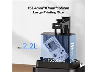 Anycubic Wash & Cure 3, Maximum Cleaning Volume:165x100x180mm, Maximum Curing Volume:3.18L, Cleaning Method:Alcohol Soaking, Time Setting Range:1–30mins, Cleaning Basket Capacity:3L, 21.6x21.7x31cm, 2.7kg [ANYCUBIC-PM40BK0A-O]
