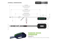 Centurion SD05 Smart T10 GDO AC Driven Sectional Kit - Includes: 2x4-Button Nova Remotes - 1xSingle Piece Track Sectional Belt Drive 3196mm (CEN SD04TRK006) - 1xCEN SD05BATKIT01 (SD05 SMART BATTERY BACK UP KIT 2x2.9AH)) [CEN SD05 SMART (T10) SECT KIT]