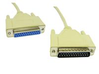 SERIAL CABLE DB25 MALE TO DB25 FEMALE [XY-PC07]