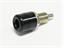 BANANA SOCKET PANEL MOUNT LONG SHANK 4MM 16A 60VDC [RC11 BLACK]