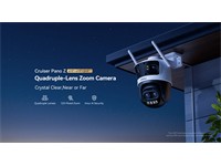 IMOU Cruiser Pano Z Quadruple-Lens Outdoor P&T Camera 4MP+4MP @ 3.6mm LENS 30m IR, 5MP @ 2.8~12mm LENS, 12×MIXED Zoom, Dual Band WiFi 6 (2.4/5GHz), IMOU Sense, Human/Vehicle Detection, Built-In-Mic & SPKR, 1x100Mbs, Full Colour, ONVIF, PSU12V1.5A [IMOU IPC-S76DP-13M0N]