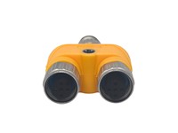 "Y" Distribution Adaptor M12 5 Pole - 1 X M12 Male Plug to 2 X M12 Female Receptacles A Coded (ASBS 2 M12-5-1-1) [XY -2 M12-5-1-1]