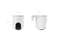 EZVIZ Smart Home WiFi Camera PAN & Tilt 5MP 4mm Lens, 30m IR, 1/3” CMOS, H.265, PAN:350°, Tilt:90°, 3D DNR, WDR, AI-Powered Human/Vehicle Shape Detection, Two Way Talk, 3K Res, Supports Micro SD Card Up To 512GB, 1xRJ45 10/100M, PSU12V1A [EZVIZ CS-H8C-R210-1R5WFL]