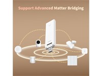 Aqara Smart Home USB HUB, Wireless Protocols: Wi-Fi 6 (2.4GHz), Zigbee/Thread, Bluetooth 5.2 | Up to 20 Zigbee + 20 Thread Devices, Input：5V~0.5A, Operating Temp:-10℃~40℃ (14°F~104°F), 108×30×8mm [AQARA HUB M100]