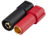 XT150 Battery Red/Black Interlocking Connector Pair 2 Pole 45A [RC-XT150 CONNECTOR PAIR]