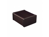 Alumminium Extruded Enclosure 120x103x53mm Black [1455N1201BK]