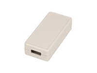 Enclosure ABS Miniature Plastic 65 x 30 x 15.5mm for USB grey (RAL 7035) IP54 [1551USB3GY]