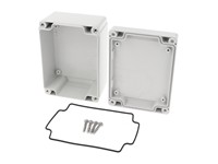 ABS Enclosure 120 X 90 X 60MM Grey Watertight IP66 Recessed Lid For Membrane Or Keypad for Indoor Use [1555FGY]
