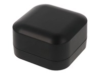 Enclosure ABS Plastic 80x80x45mm Black IP54 Desktop/Wall Mount/IOT Indoor (Flame Retardant) [1556BBK]